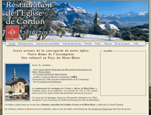 Tablet Screenshot of eglise-cordon.fr